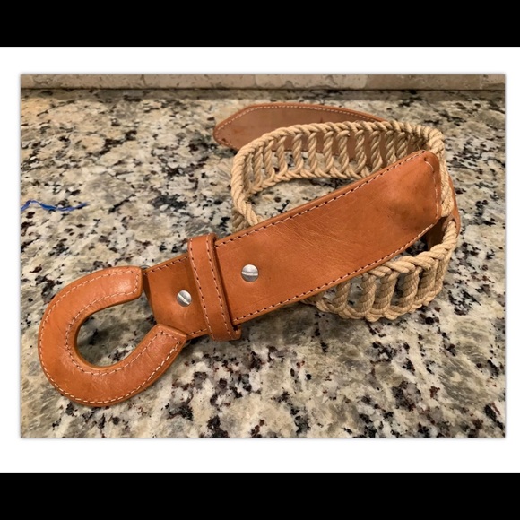 unbranded Accessories Womens Rope Leather Belt Size 34 42 Long